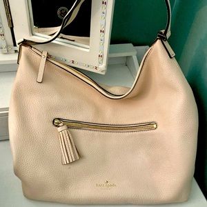 Kate Spade Handbag Purse Baby Pink Leather